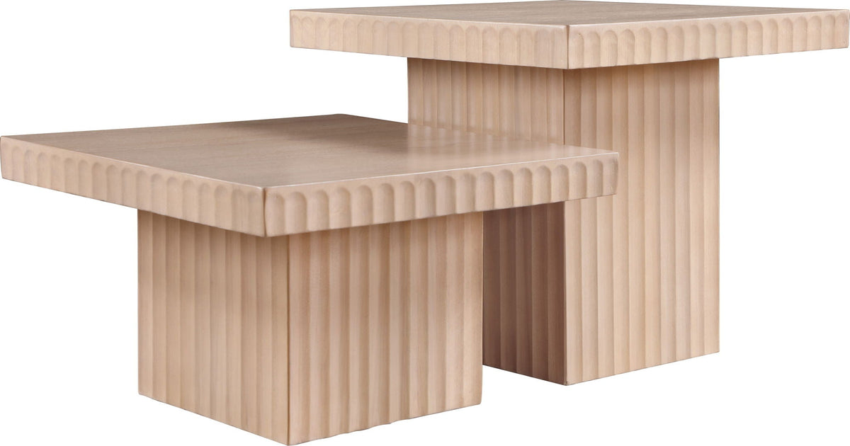 Spencer - Oak Veneer 2 Piece Coffee Table