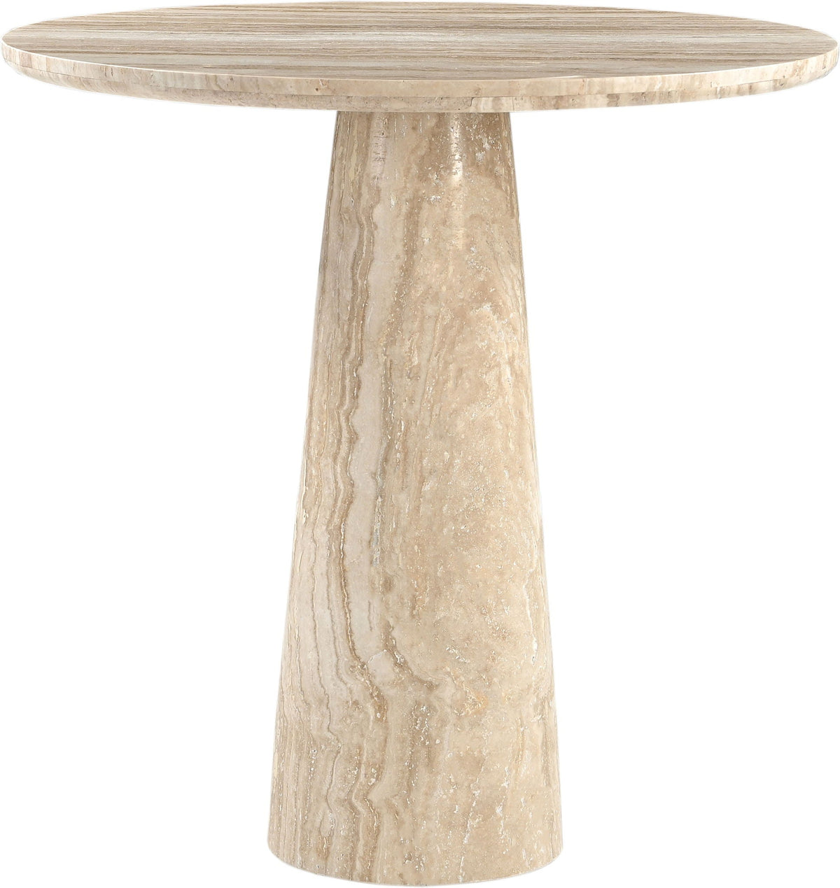 Fontelina - 30" Genuine Marble Bistro Dining Table