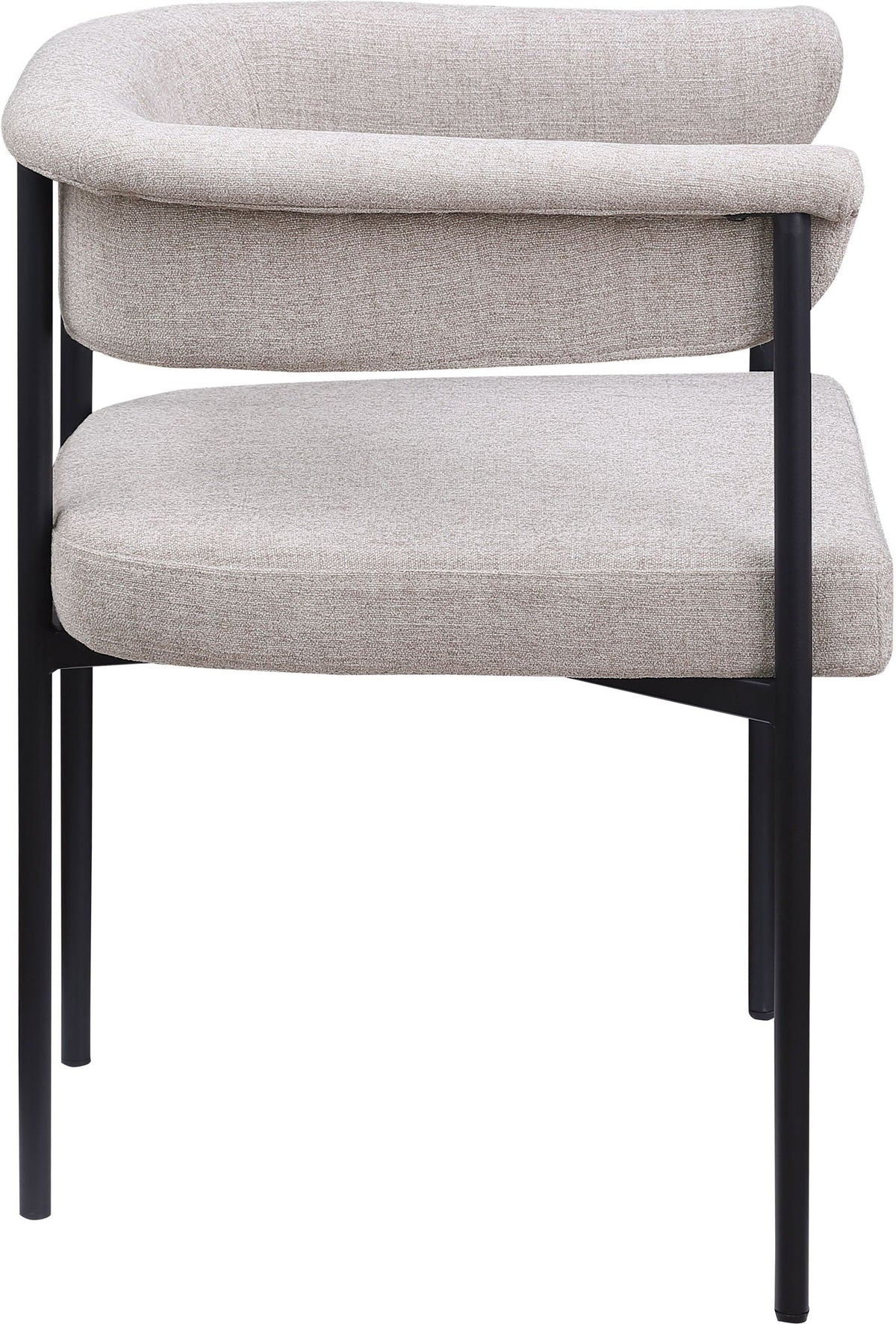 Malin - Linen Dining Chair (Set of 2) - Taupe