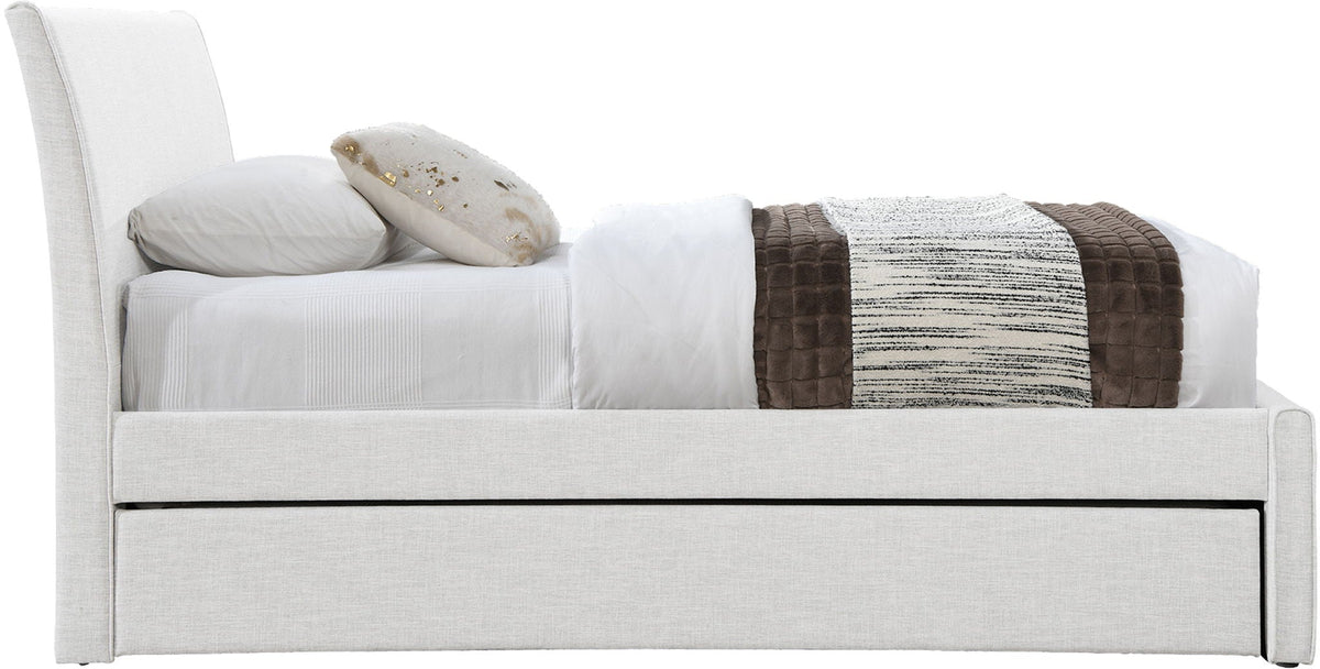 Myles - Linen Twin Trundle Bed
