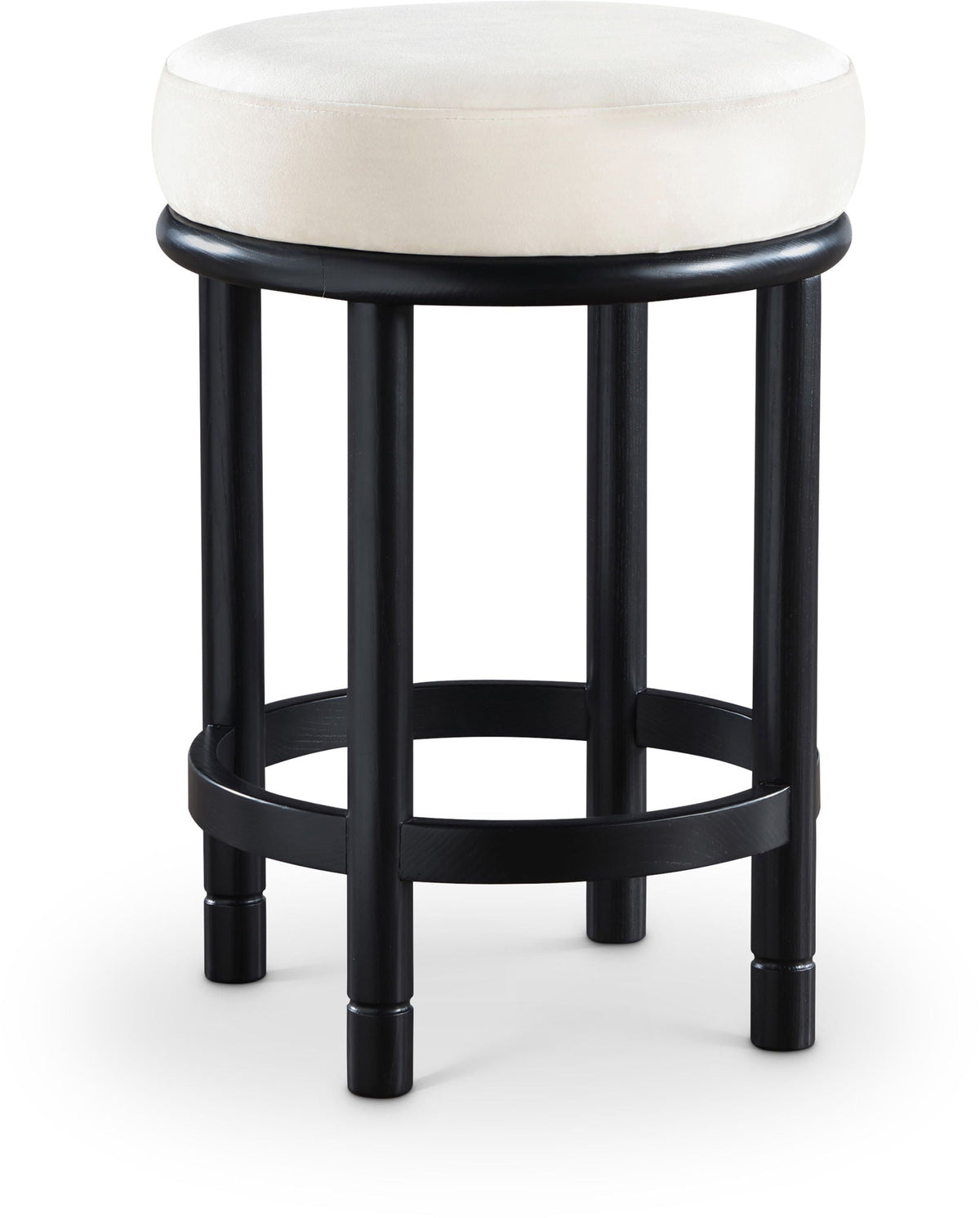 Monette - Counter Stool With Black Base