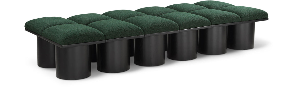 Pavilion - 12 Piece Modular Bench With Black Base
