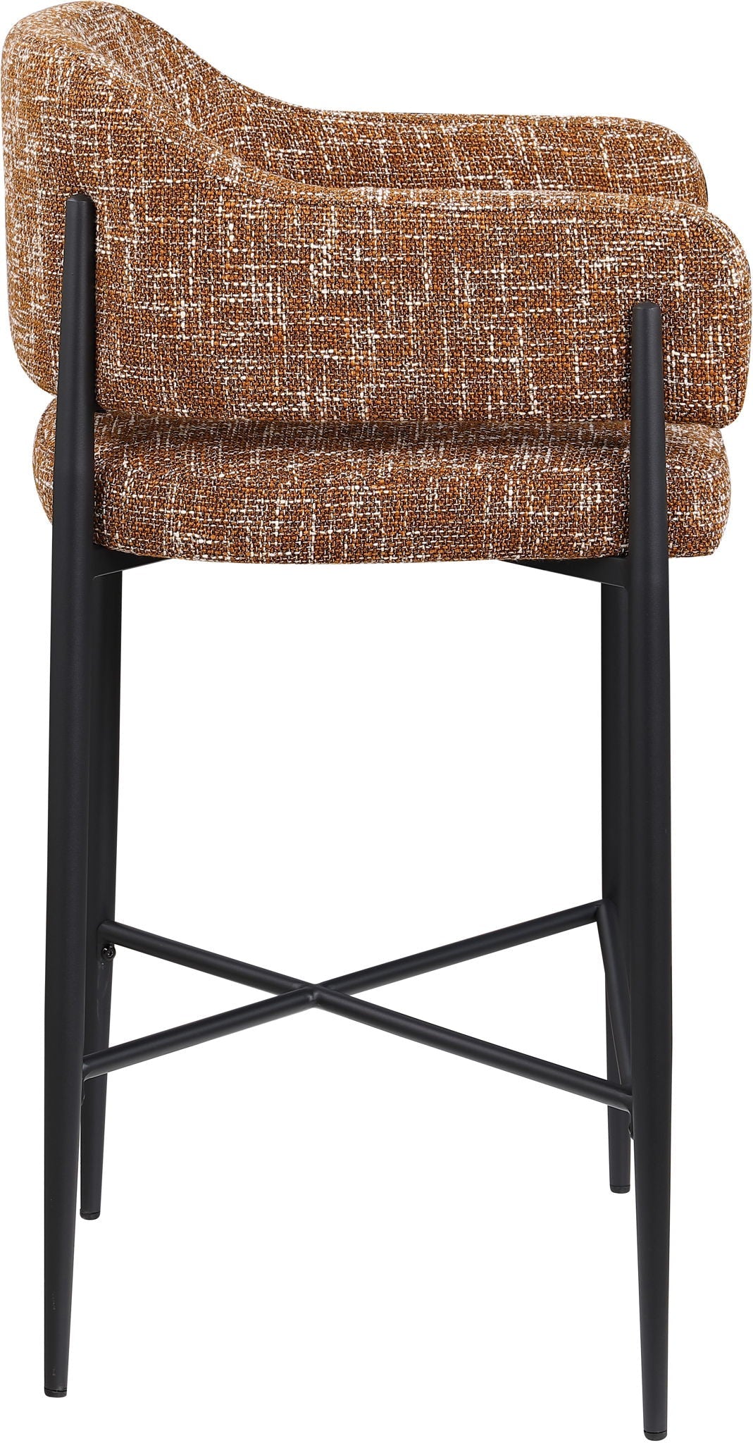 Dame - Fabric Upholstered Counter Stool (Set of 2)