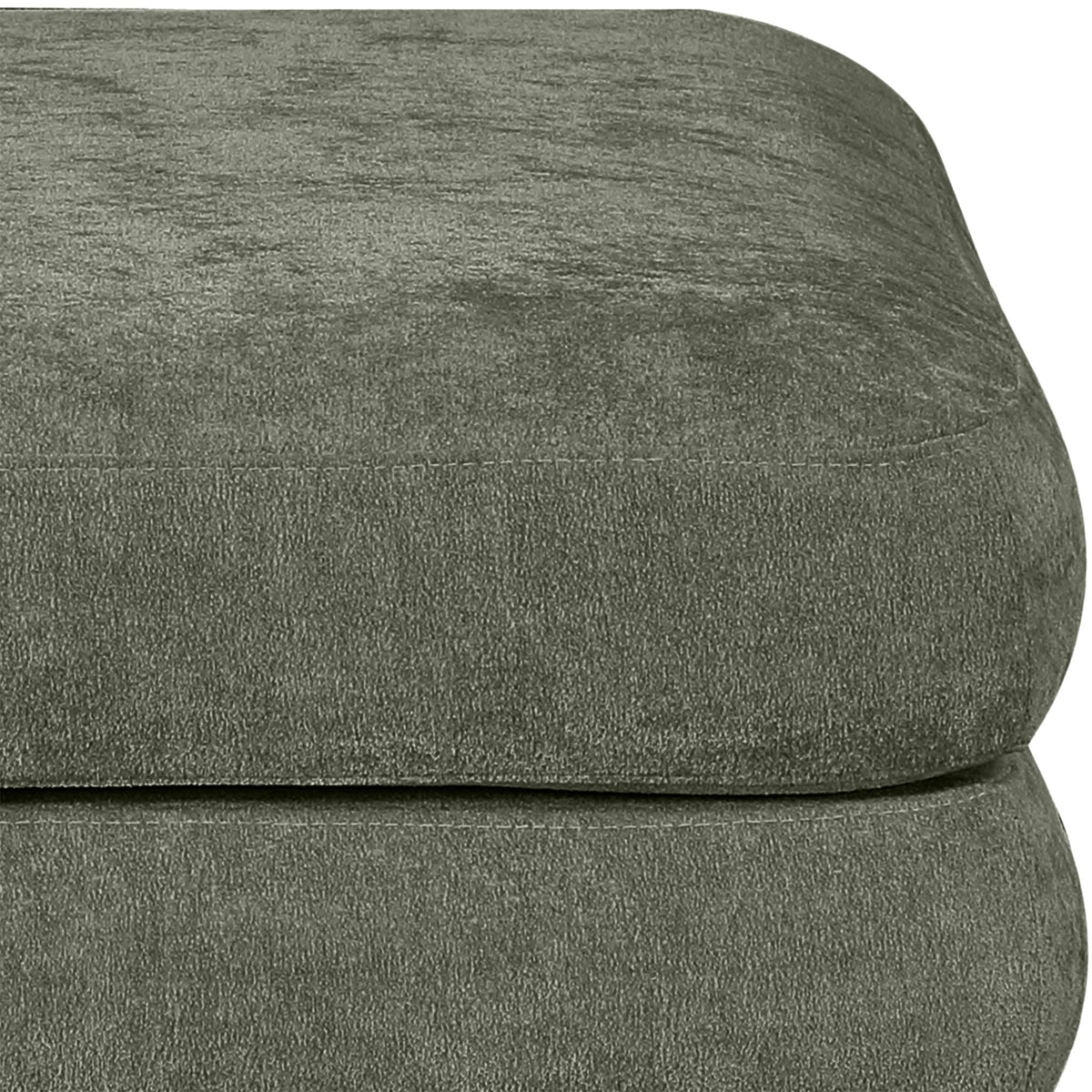 Stellar - Chenille Fabric Upholstered Modular Modular Ottoman