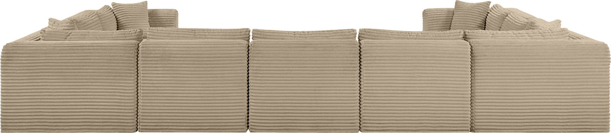 Shaggy - Fabric 9 Piece Modular U-Shaped Sectional