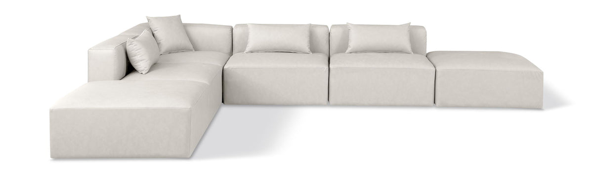 Cube - 6 Piece Modular Corner Armless Sectional