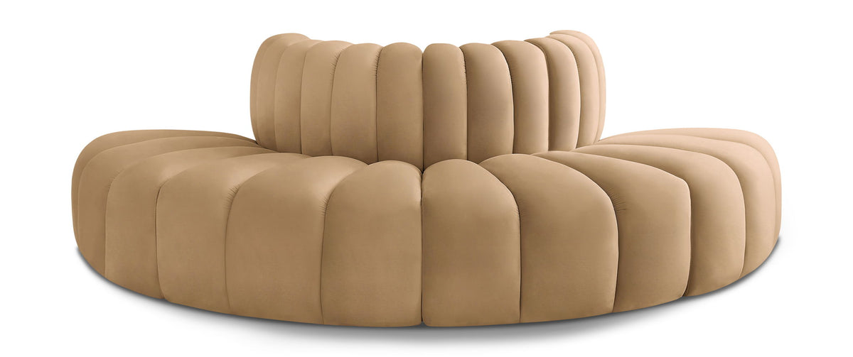 Arc - Velvet 4 Piece Modular Sofa