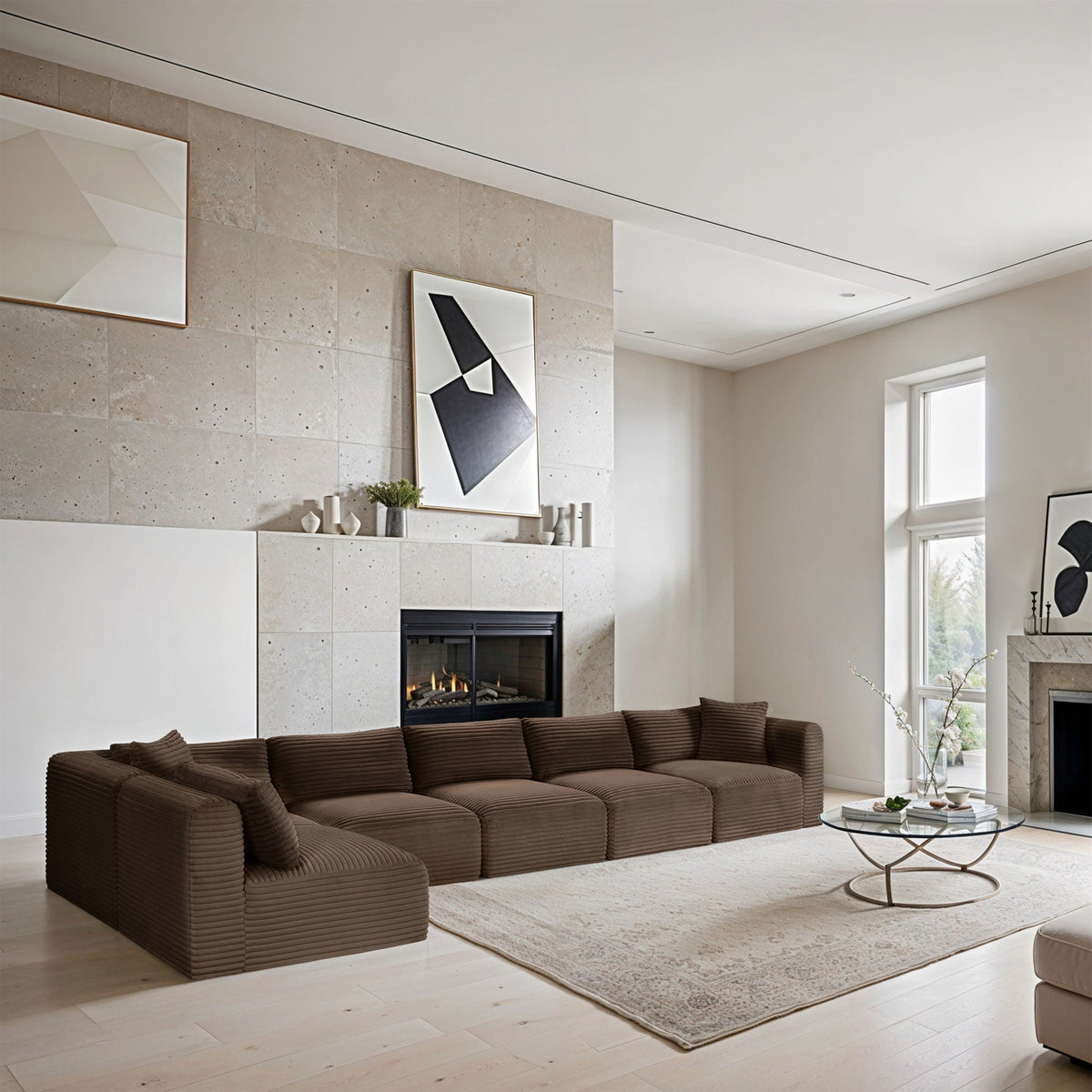 Shaggy - 6 Piece Modular Sectional