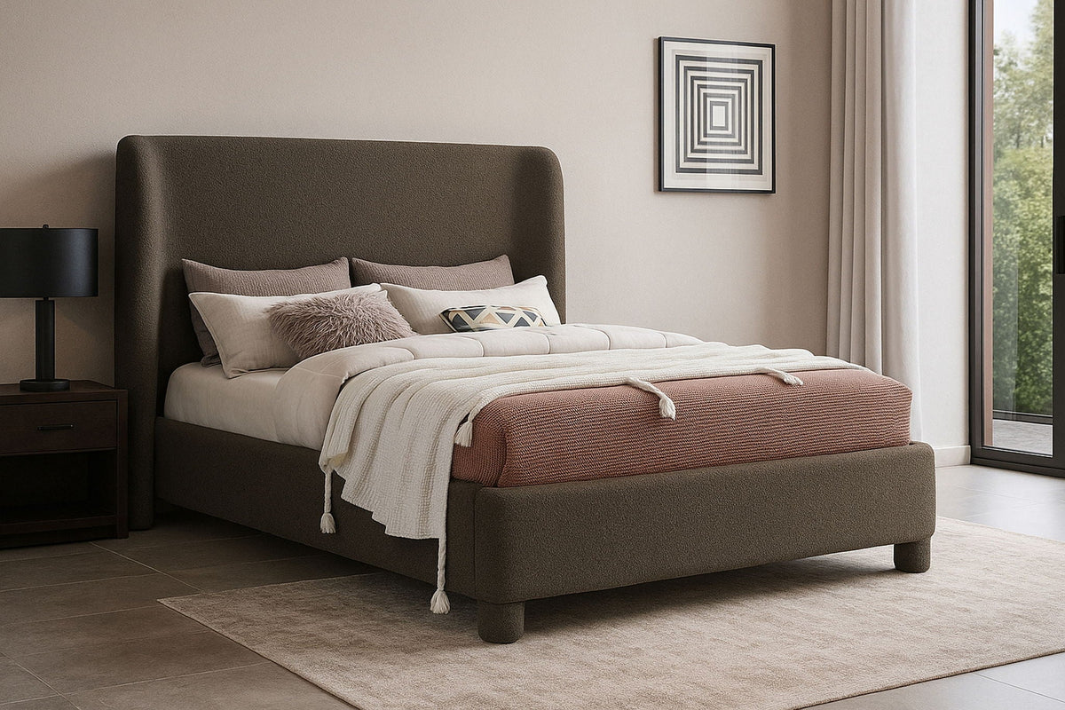 Penny - Boucle Fabric Bed
