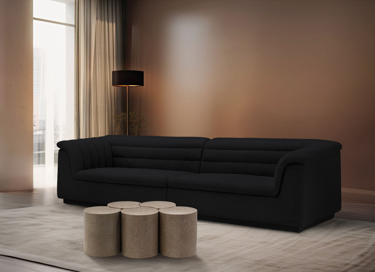 Dimple - 5 Piece Modular Coffee Table - Terazzo Finish
