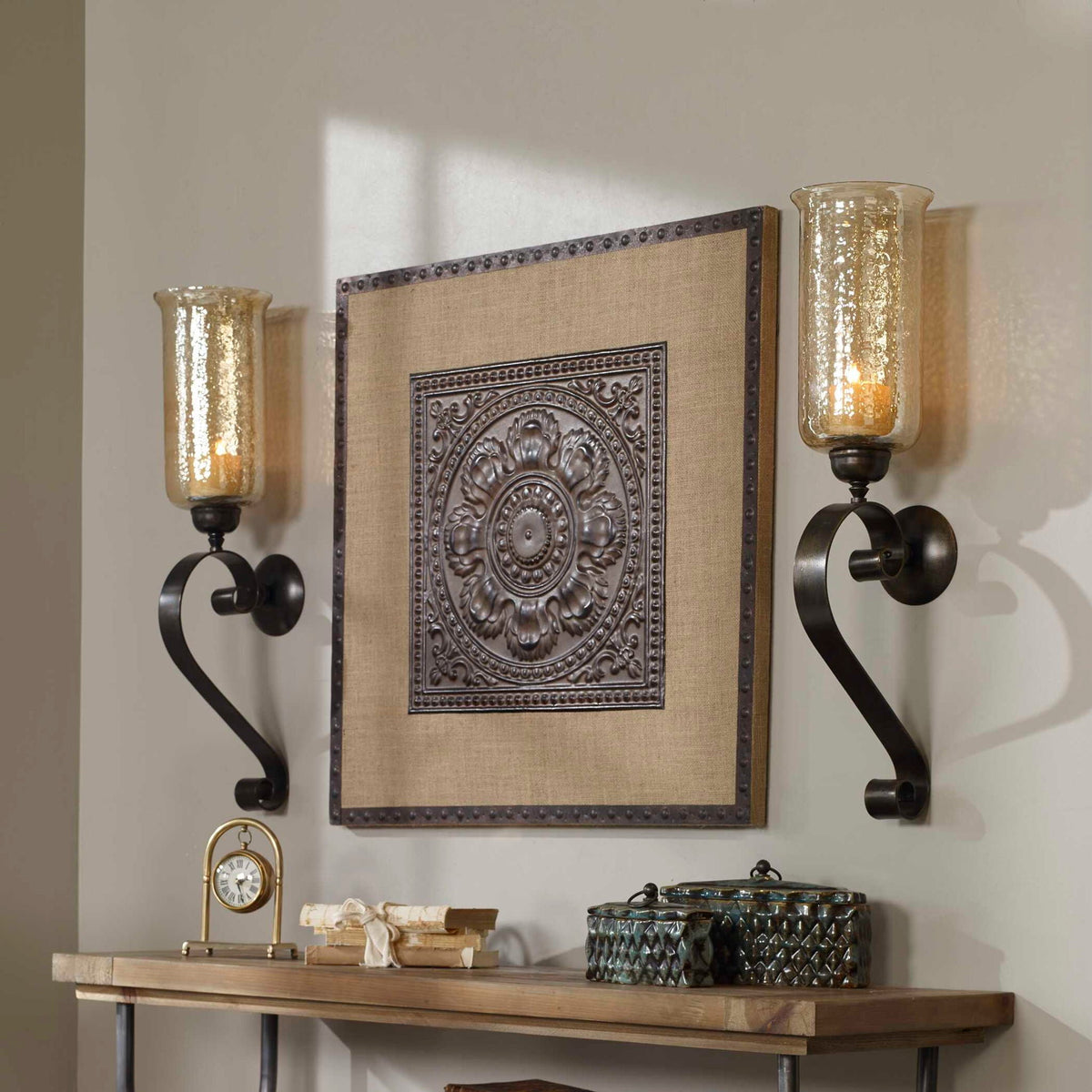 Joselyn - Candle Wall Sconce - Bronze