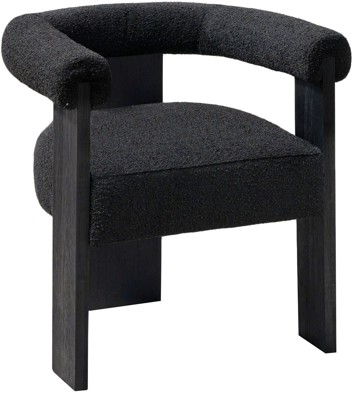 Barrel - Dining Chair - Black Legs