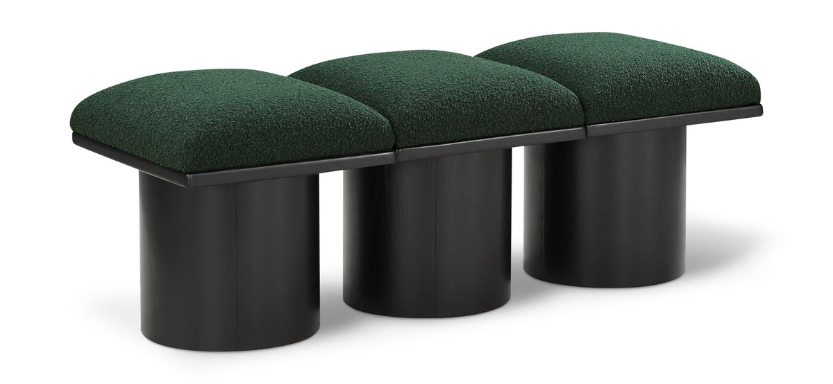 Pavilion - 3 Piece Modular Bench With Black Base