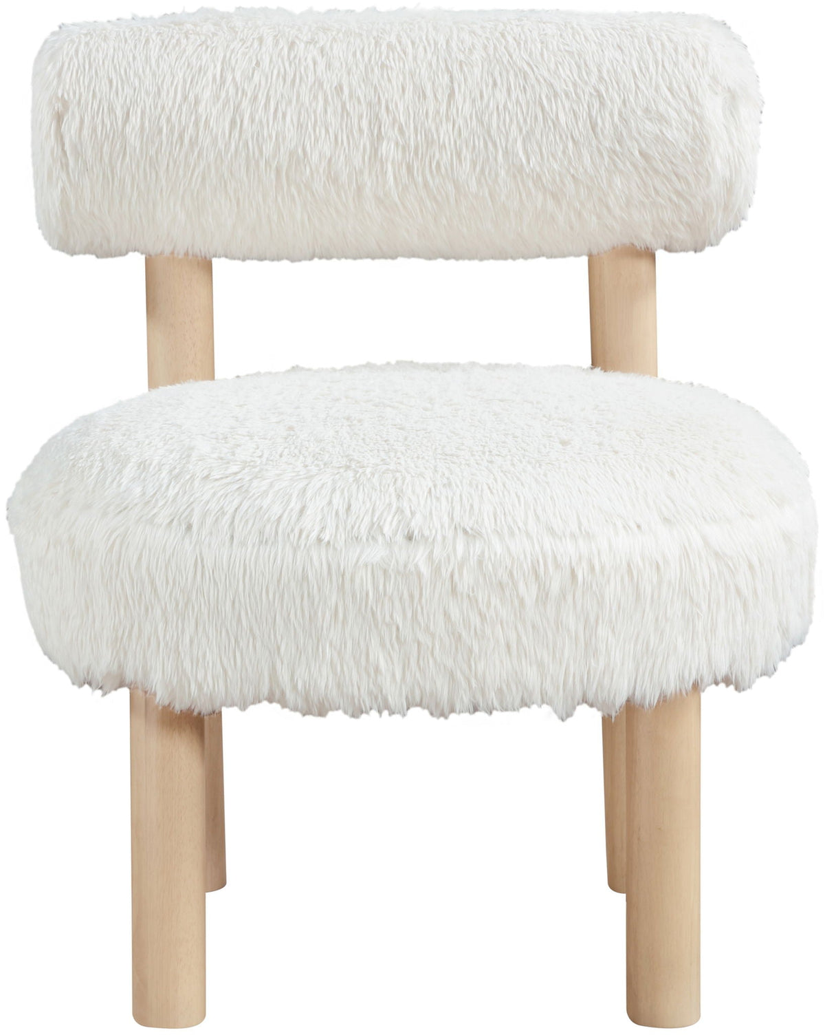 Ambre - Shearling Fabric Accent Chair