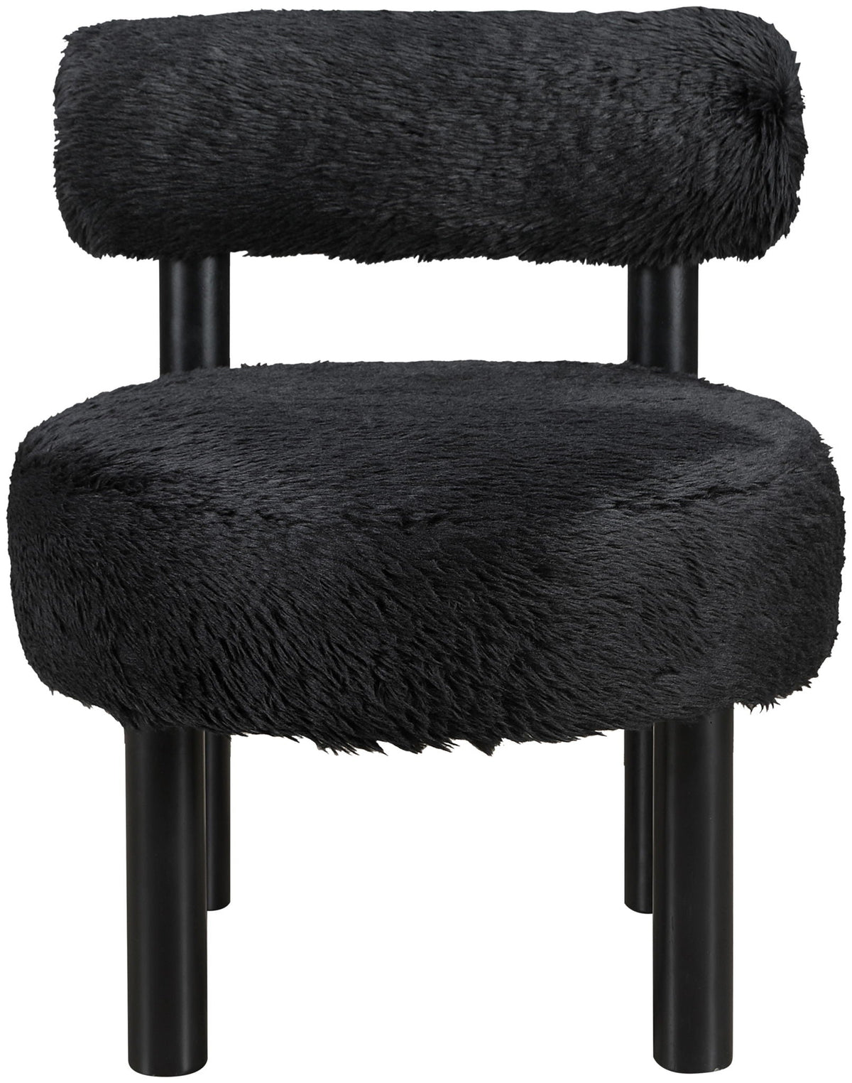 Ambre - Vegan Shearling Fabric Upholstered Accent Chair