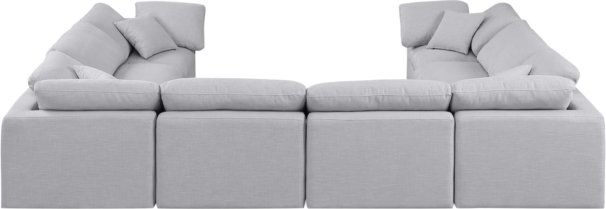 Indulge - Linen 8 Piece Modular Sectional