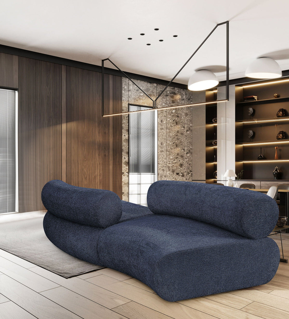 Bale - 2 Piece Curved Modular Sofa