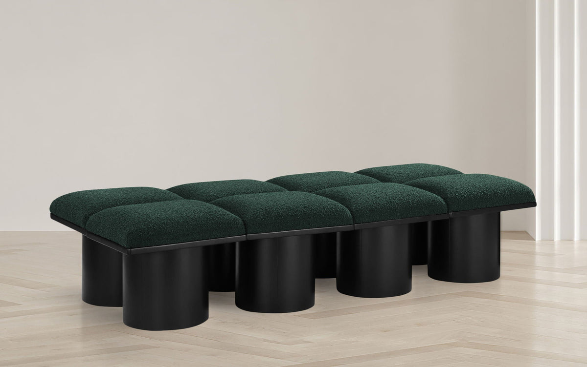 Pavilion - 8 Piece Modular Bench With Black Base