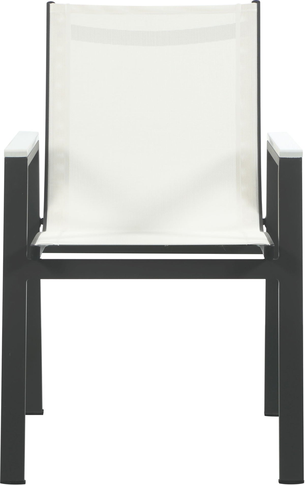 Nizuc - Outdoor Patio Dining Arm Chair With Gray Frame (Set of 2)