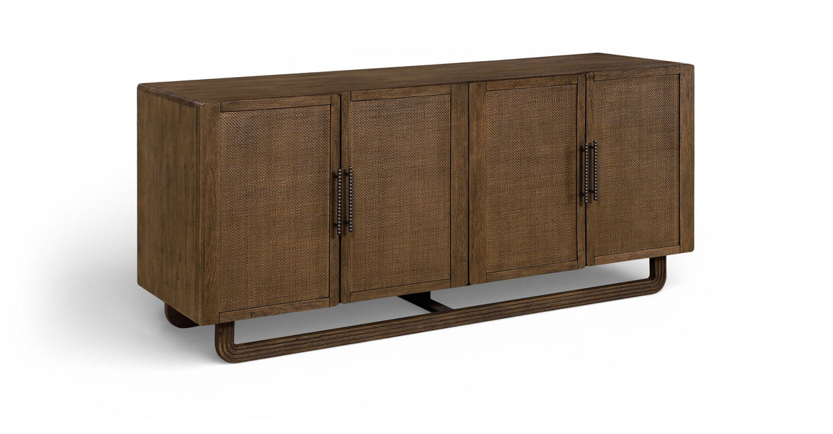 Sova - Solid Wood, Oak Veneer And Stainless Steel Sideboard/Buffet