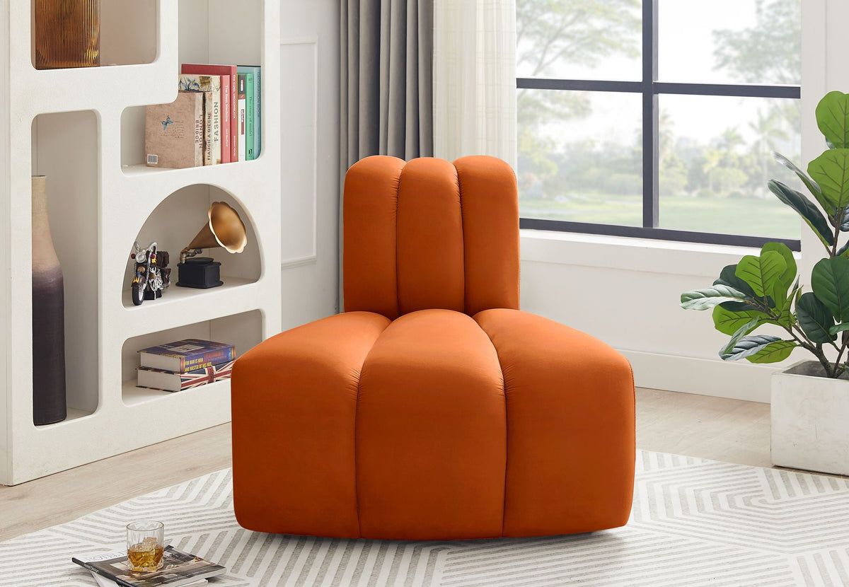 Arc - Velvet Reverse Corner Chair
