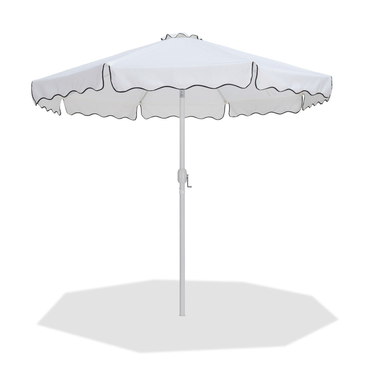 Amalfi - Patio Umbrella - White Pole