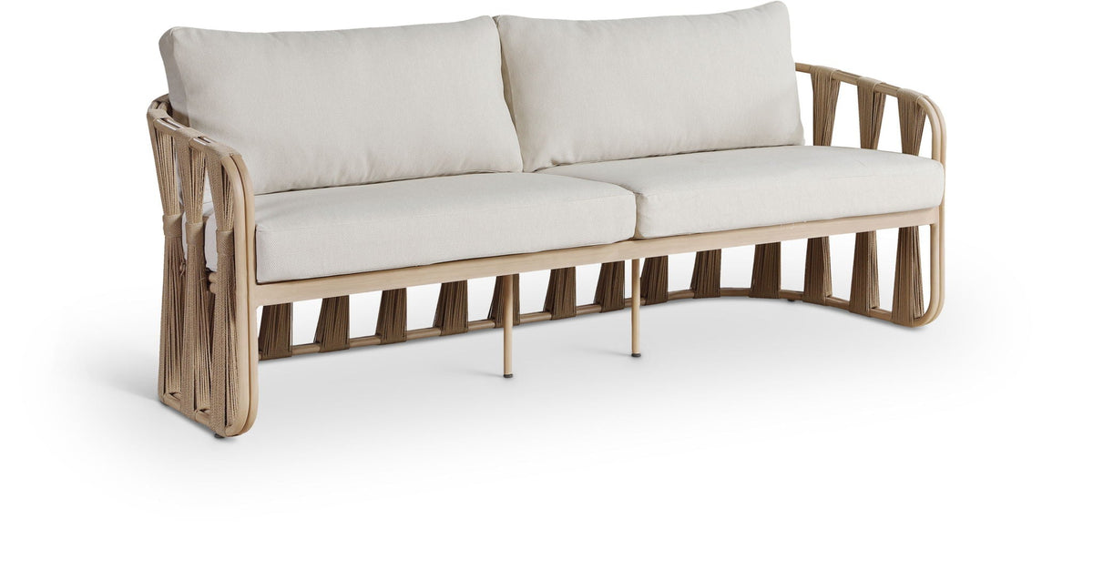 San Pietro - Resilient Waterproof Fabric 90.5" Upholstered Outdoor Patio Sofa