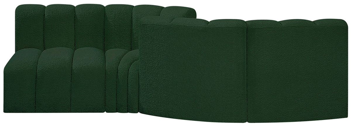 Arc - Boucle Fabric 4 Piece Sofa