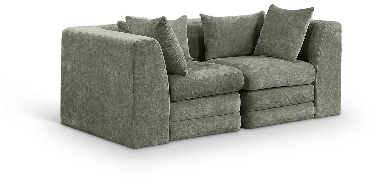 Stellar - 2 Piece 76" Upholstered Modular Loveseat