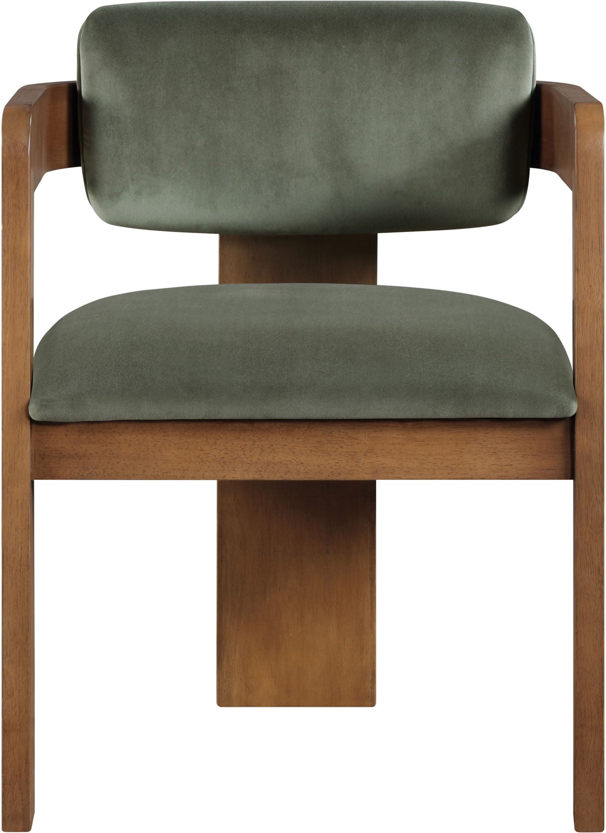 Sacha - Velvet Dining Chair With Brown Base (Set of 2)