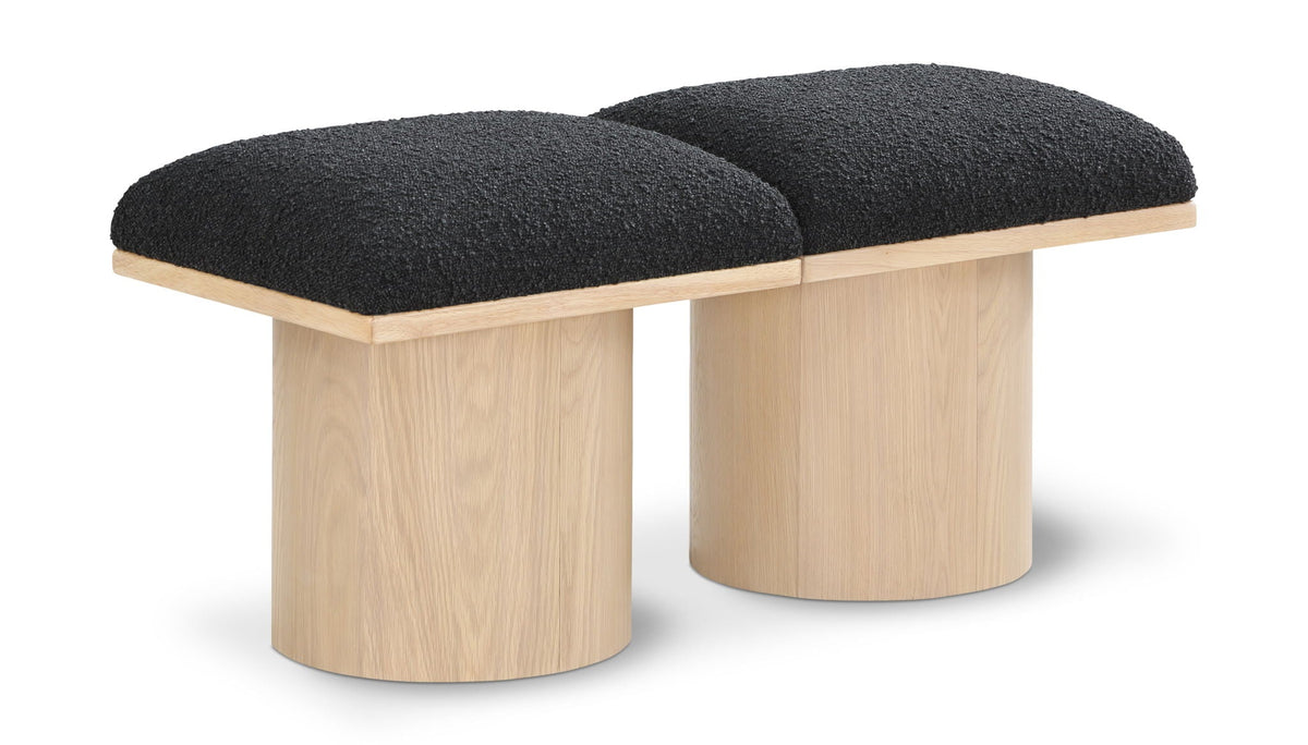 Pavilion - 2 Piece Modular Bench With Natural Base