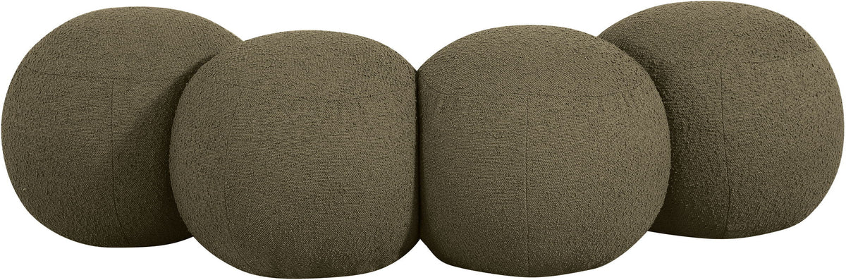 Apollo - Boucle Fabric Bench