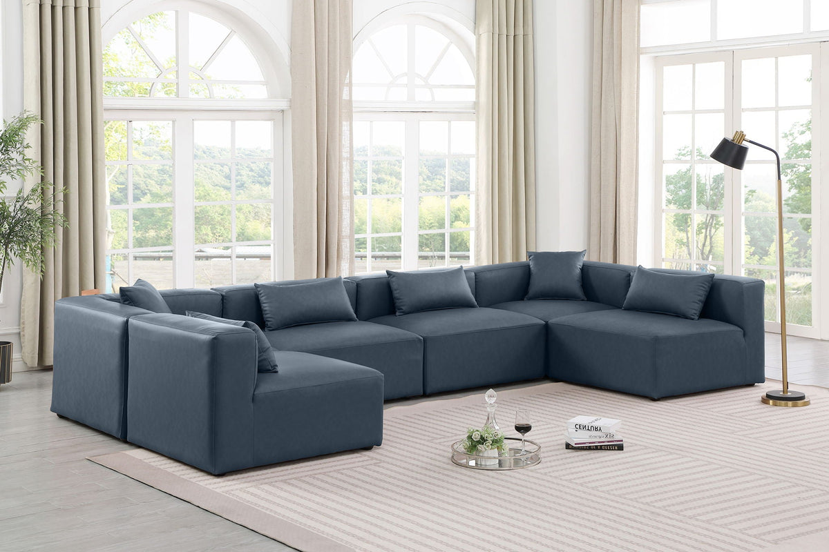 Cube - 6 Piece Modular Armless Sectional