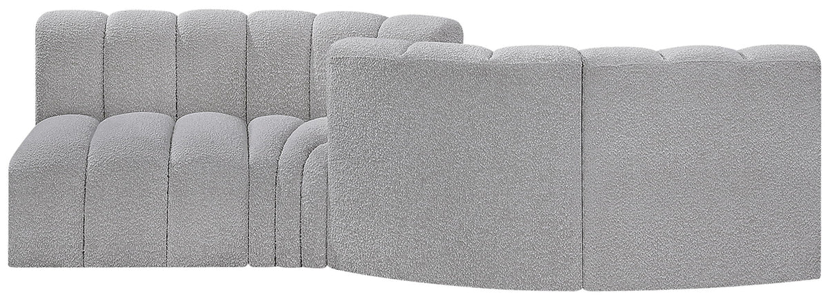 Arc - Boucle Fabric 4 Piece Sofa