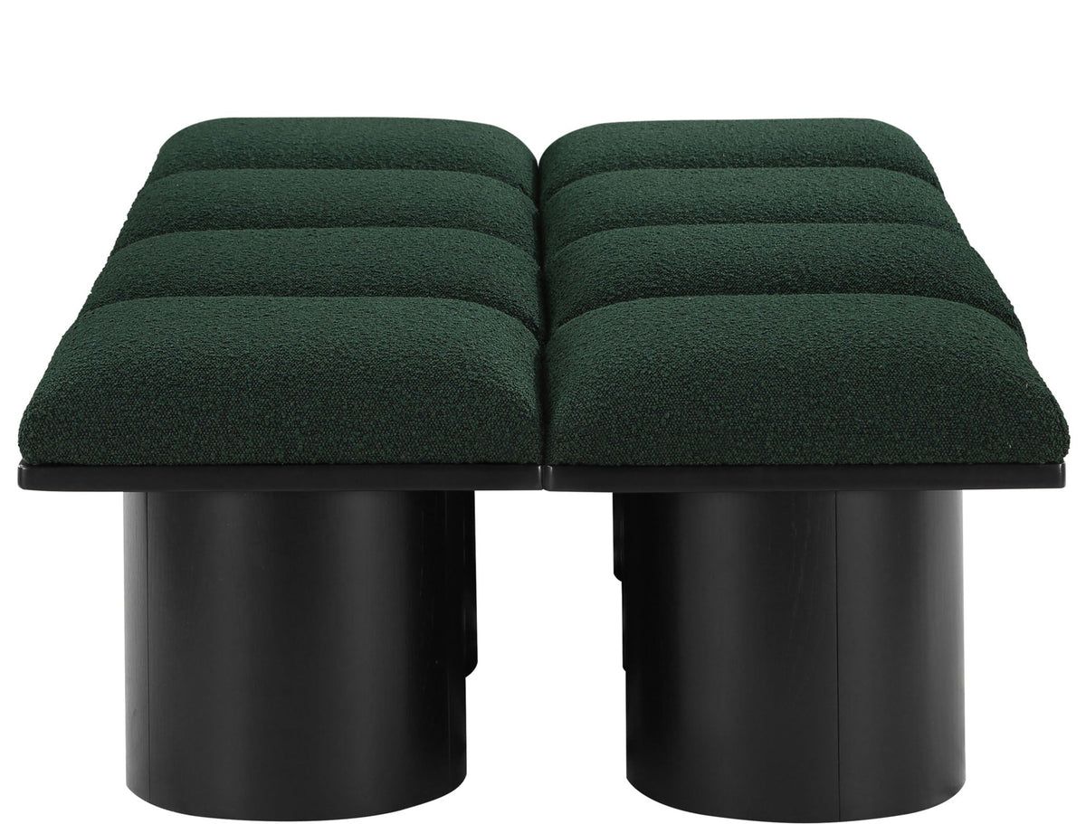 Pavilion - 8 Piece Modular Bench With Black Base