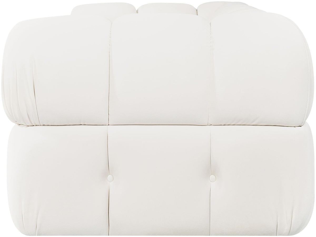 Orin - Velvet Performance Fabric Upholstered 2 Piece Modular Sofa (2 Corner Chairs)