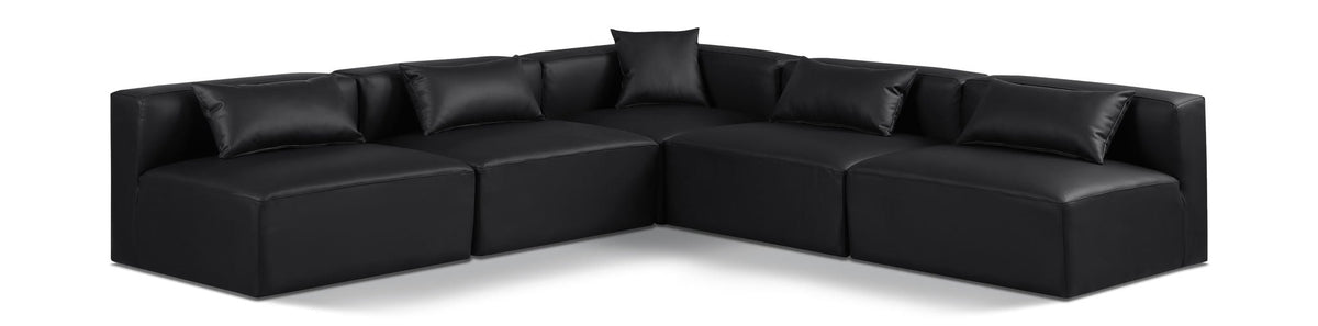 Cube - 5 Piece Modular Corner Armless Sectional