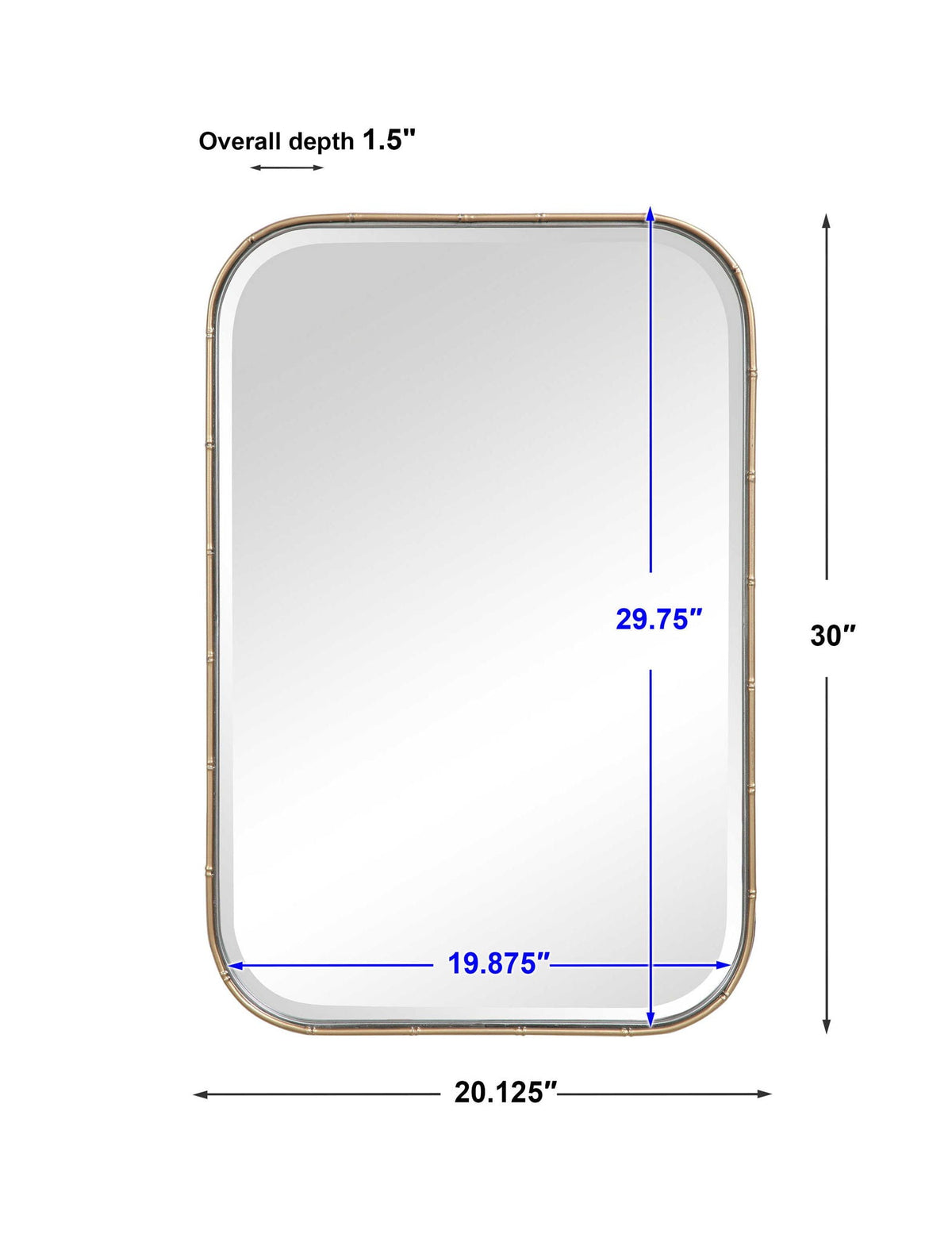 Malay - Vanity Mirror - Gold