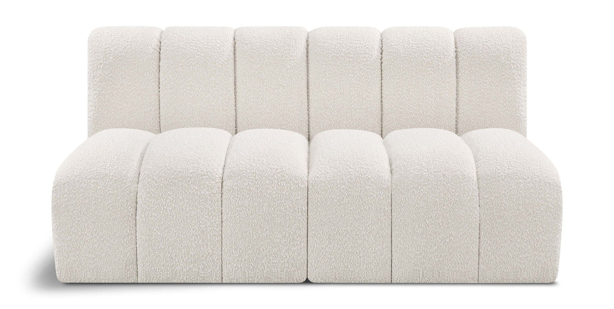 Arc - Boucle Fabric 2 Seats Modular Sofa