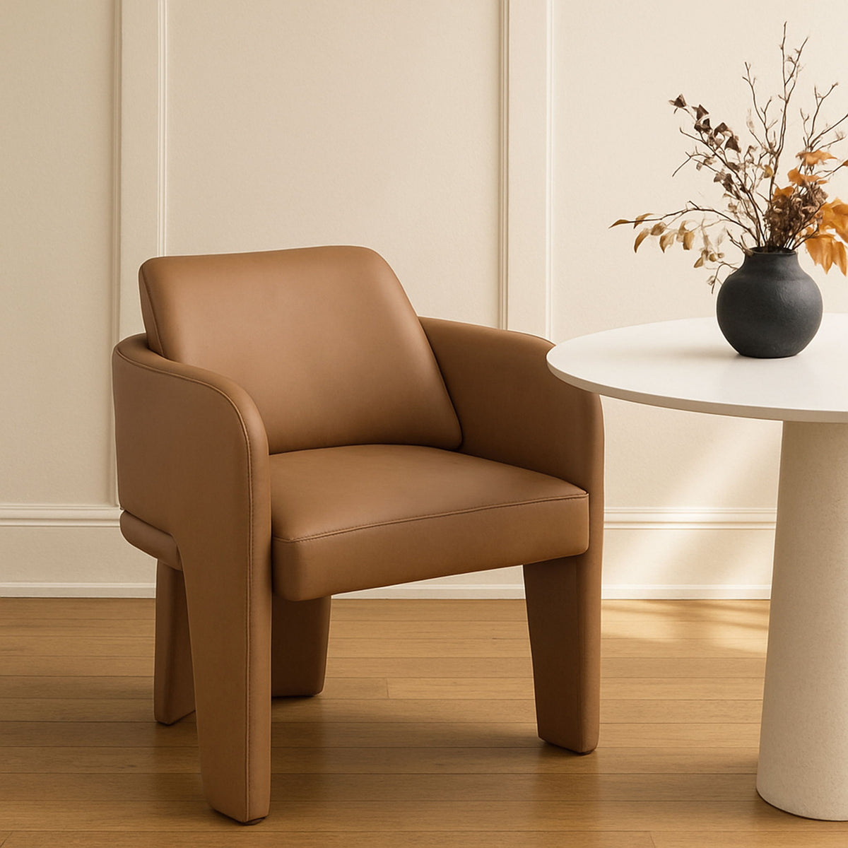 Vanda - Vegan Leather Upholstered Dining Chair