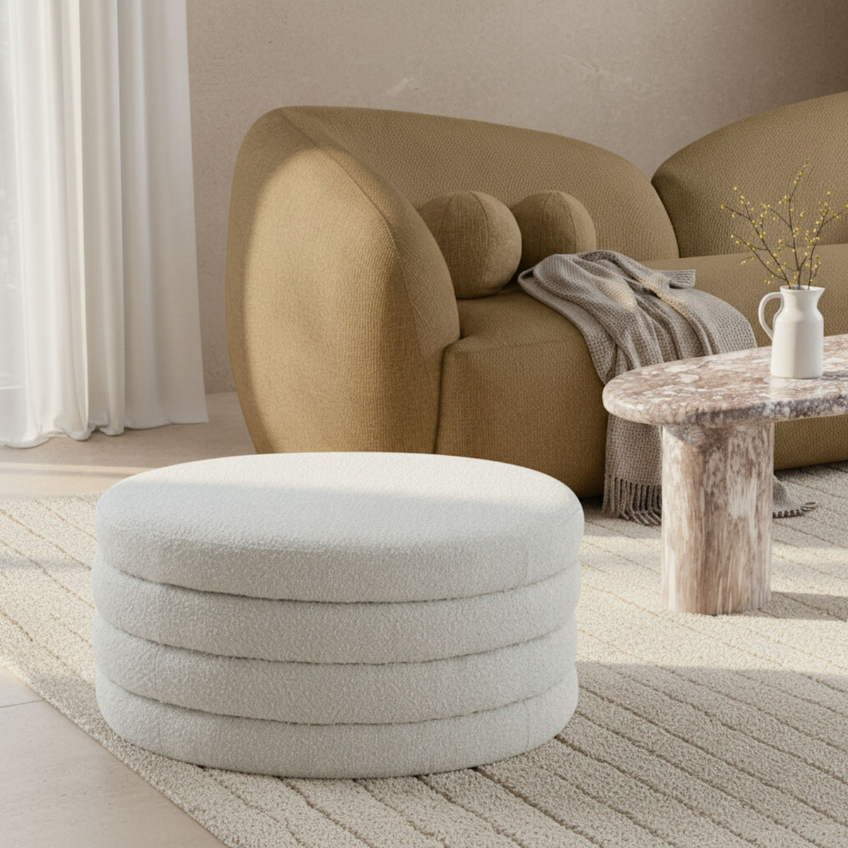 Aphia - Ottoman, Coffee Table