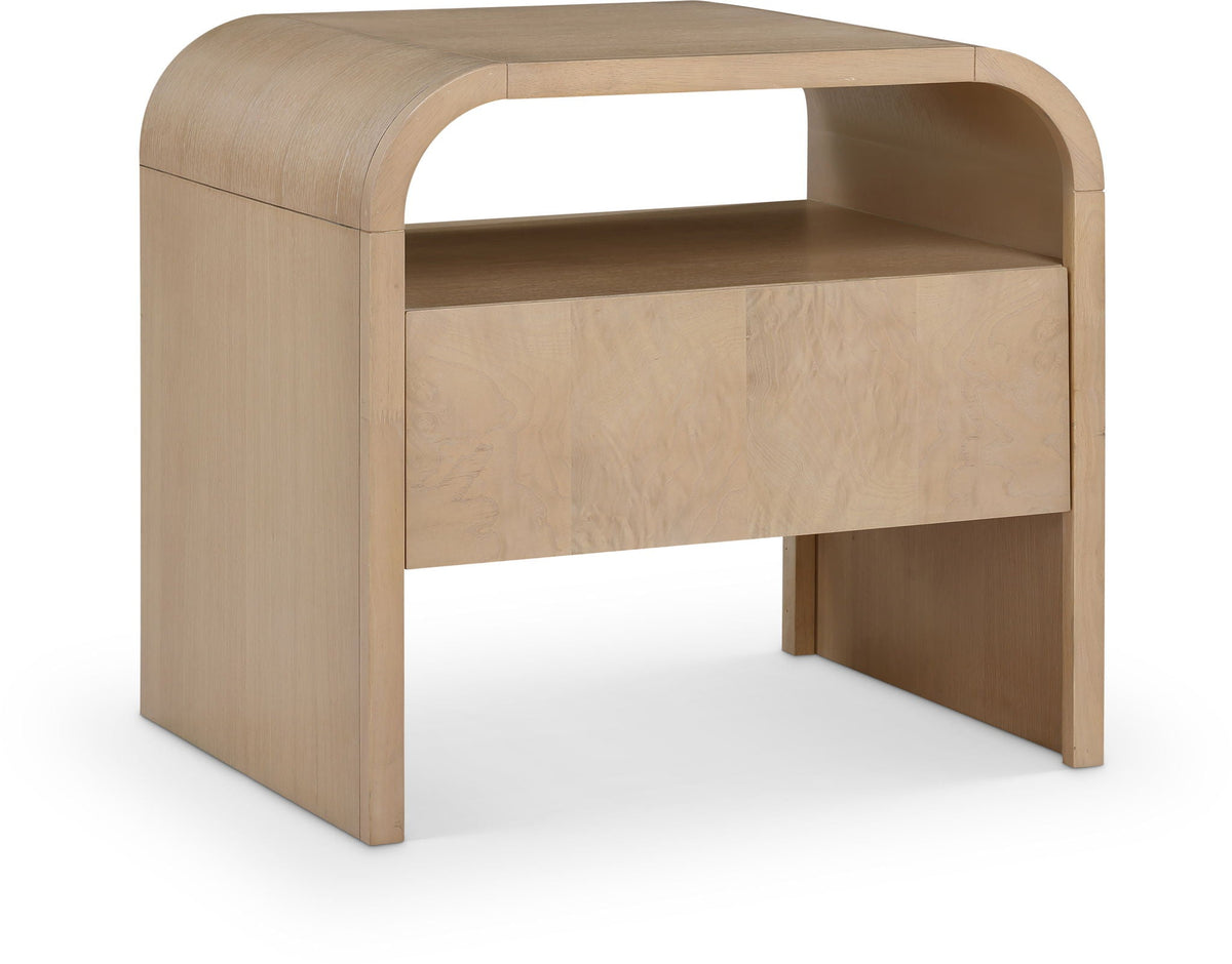 Giada - Solid Wood And Veneer Nightstand