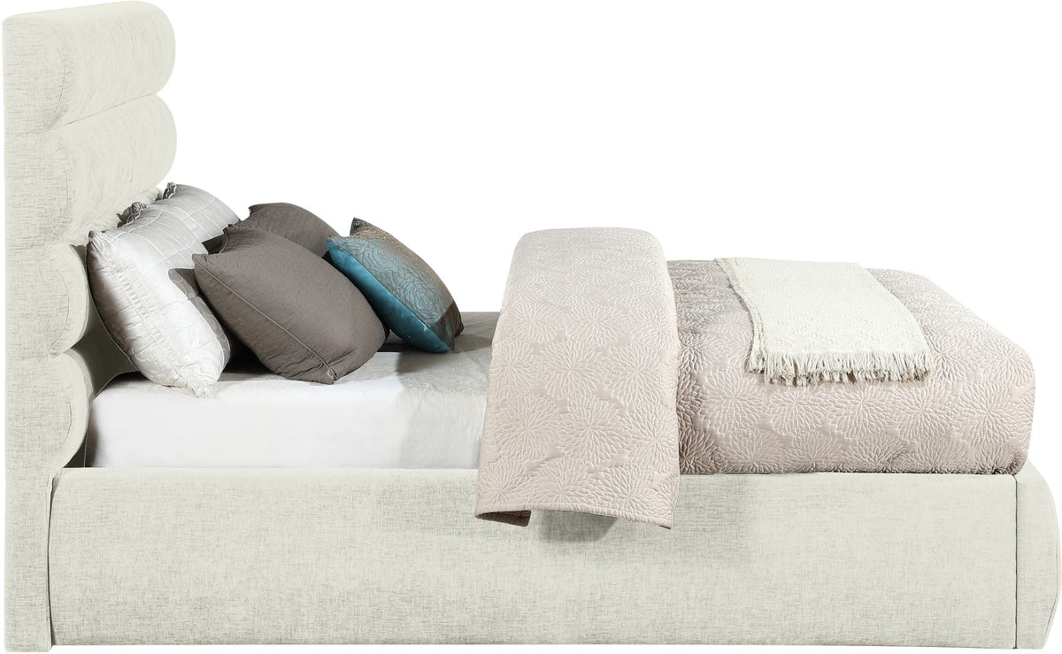 Adam - Chenille Fabric Bed With 52" Headboard
