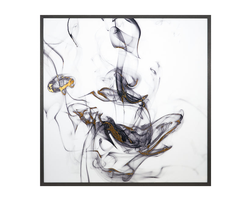 Smoldering 48" X 48" Charcoal Frame