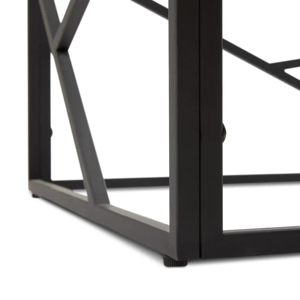 Carole Coffee Table (Black Frame)
