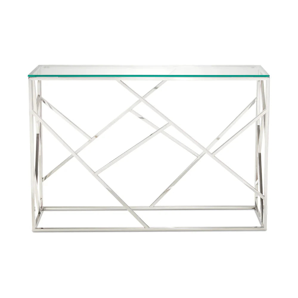 Carole Console Table - Silver