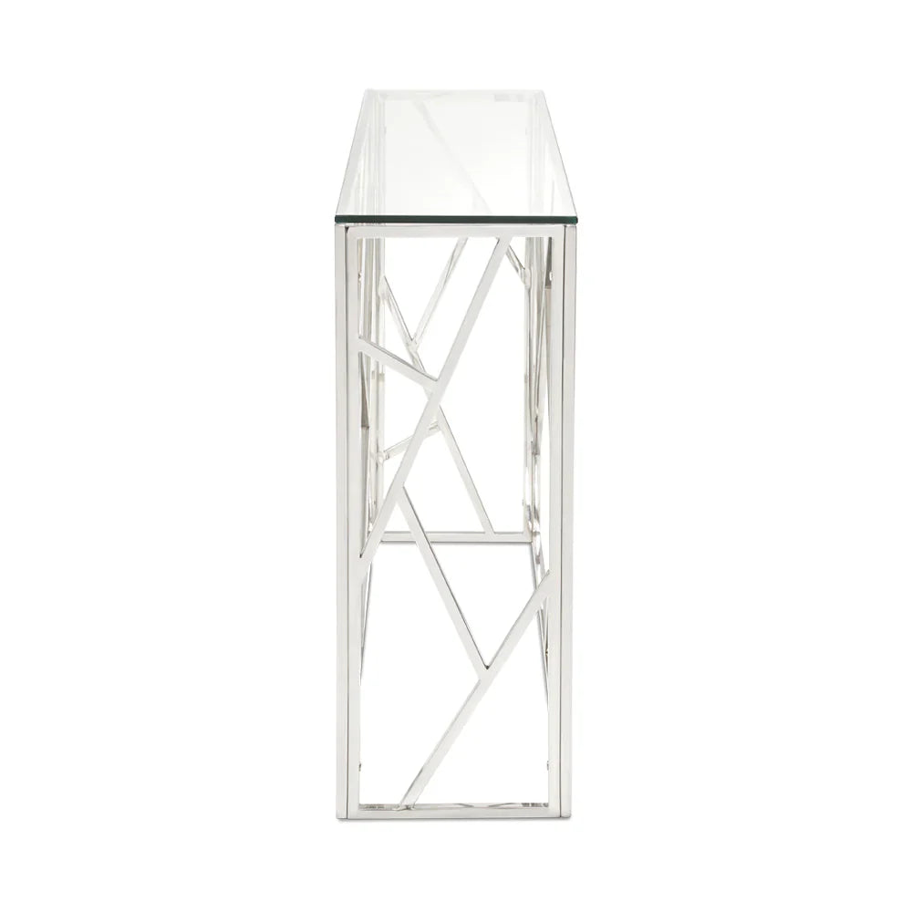 Carole Console Table - Silver