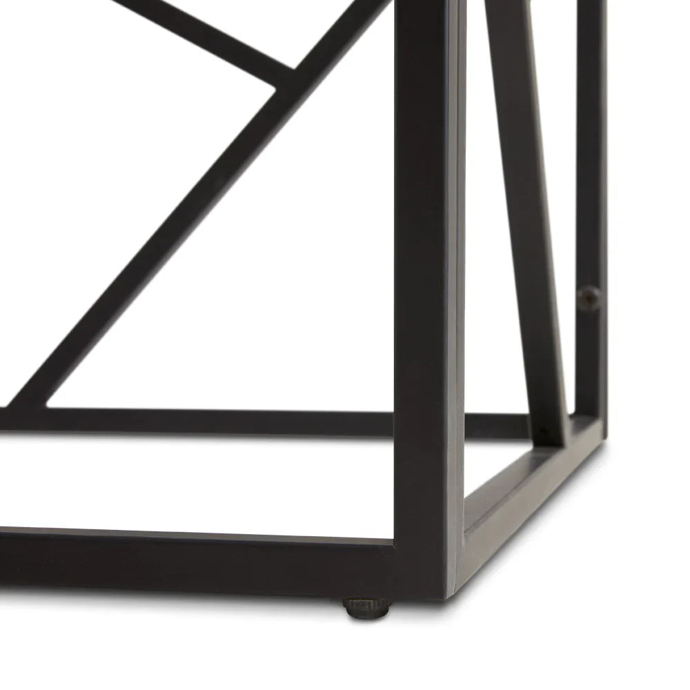 Carole End Table (Black Frame)