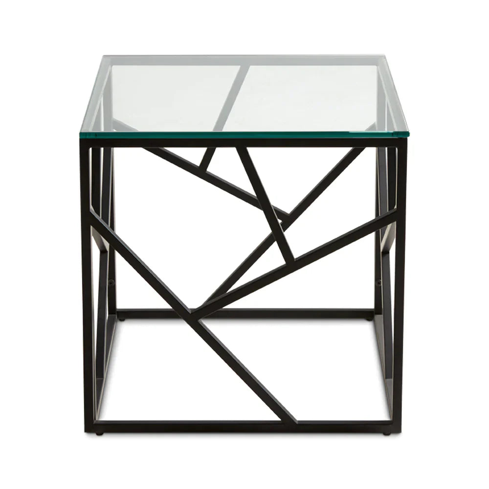 Carole End Table (Black Frame)