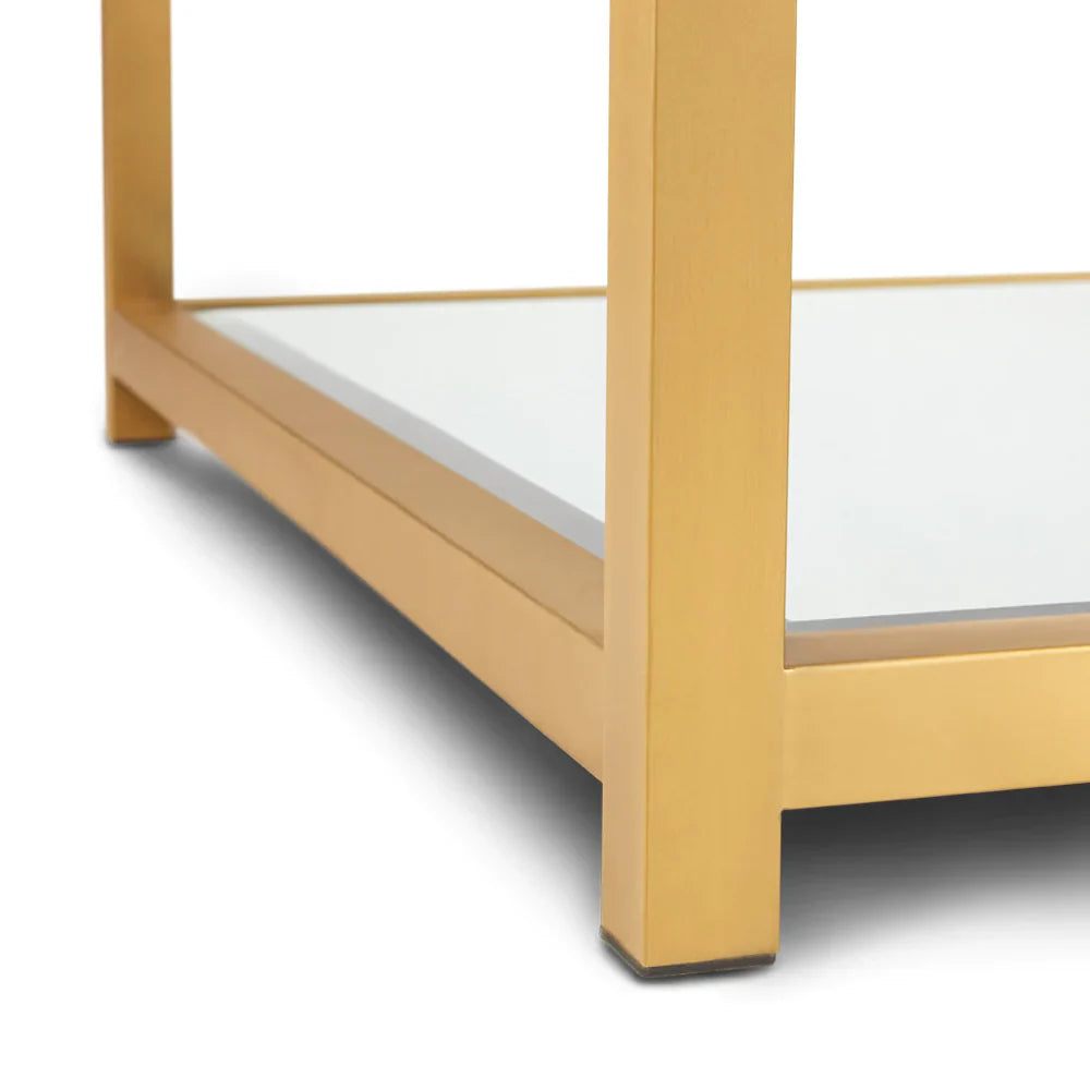 Caspian Rectnagular Coffee Table - Gold